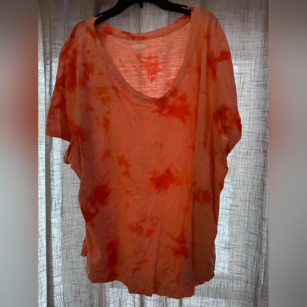 Old Navy tie dye women's tee XXL